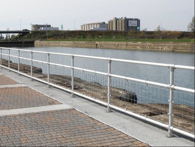 Parking Lot Guardrail for building recertification.